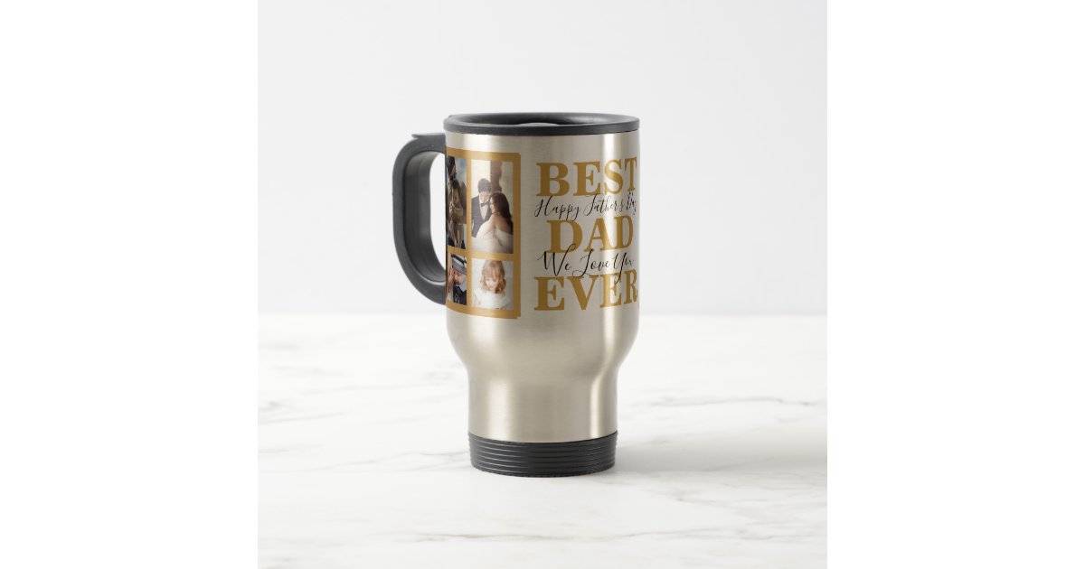 BEST DAD SCRIPT | Personalized Metal Coffee Mug