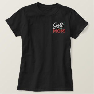 Trendy Golf MOM Sports Club Embroidered Shirt