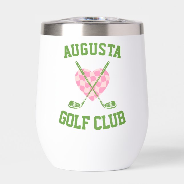 Trendy Golf Social Club Thermal Wine Tumbler (Front)