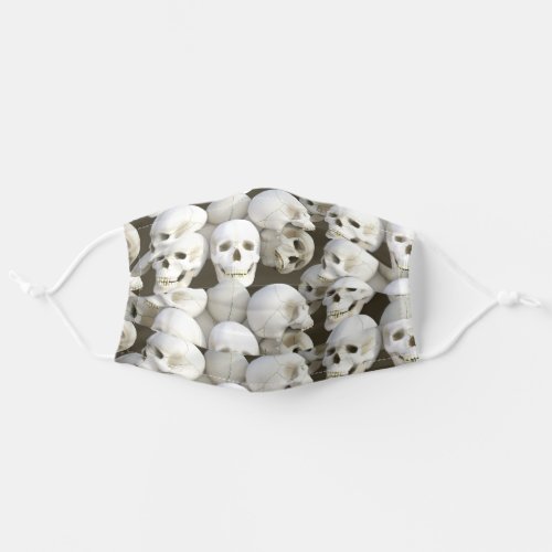 Trendy Gothic SKULLS Skeleton Street Fashion Adult Cloth Face Mask