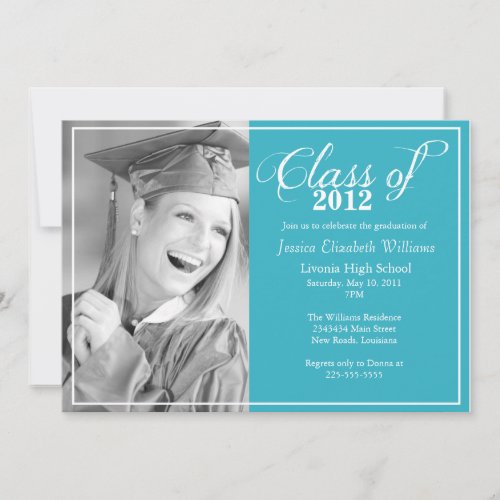 Trendy Graduation Invite