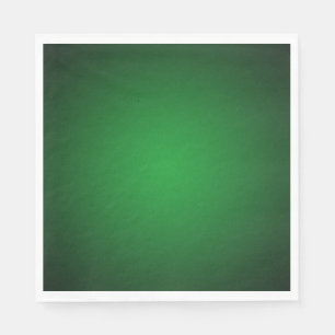 Trendy Grainy Green-Black Vignette Paper Napkins