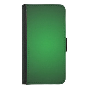 Trendy Grainy Green-Black Vignette Samsung Galaxy S5 Wallet Case