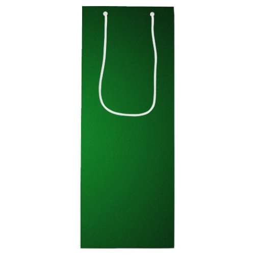 Trendy Grainy Green_Black Vignette Wine Gift Bag