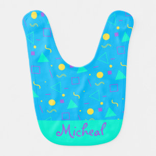 Trendy Grandson Monogrammed Baby Bibs Boy Gift