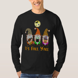Trendy Graphic Women Graphic It's Fall Yall Cat Mo T-Shirt