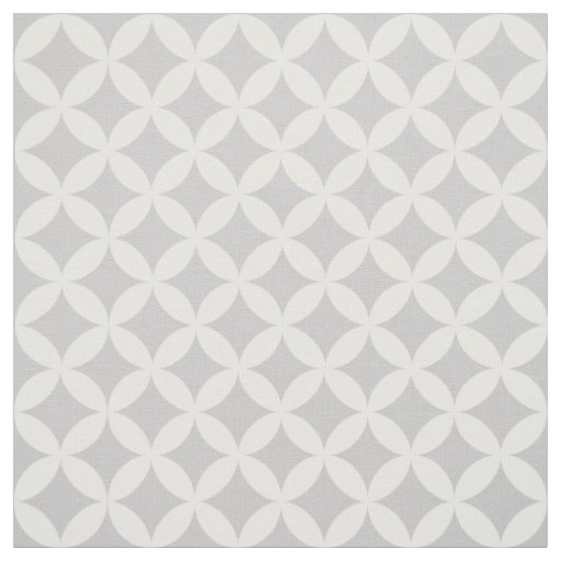 Trendy Gray Diamond Lattice Pattern Fabric