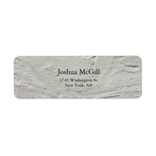 Trendy Gray Wall Plain Elegant Stylish Label