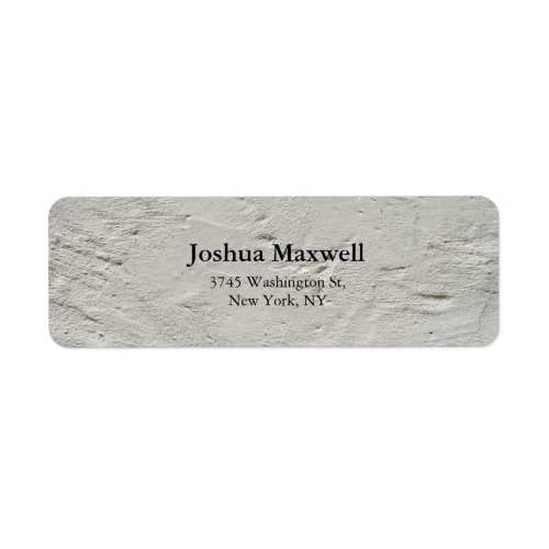 Trendy Gray Wall Plain Elegant Stylish Label