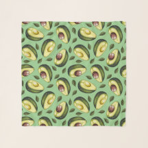 Trendy Green Avocado Pattern