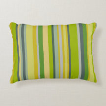 Trendy green bamboo colored striped pattern