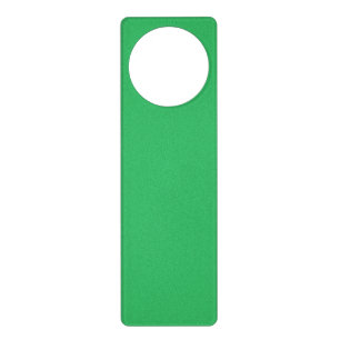 Trendy Green Grainy Background Door Hanger