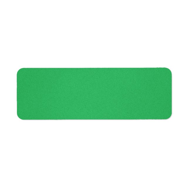 Trendy Green Grainy Background Label (Front)