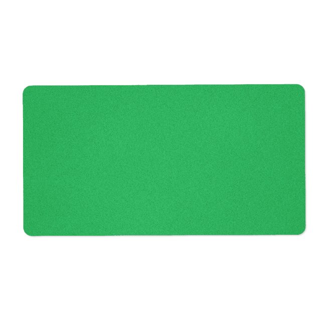 Trendy Green Grainy Background Label (Front)