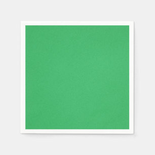 Trendy Green Grainy Background Paper Napkins