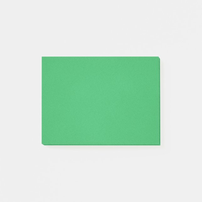 Trendy Green Grainy Background Post-it Notes (Front)