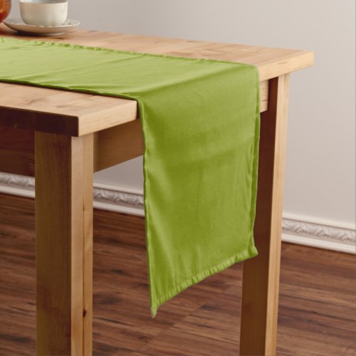 Trendy Green Short Table Runner