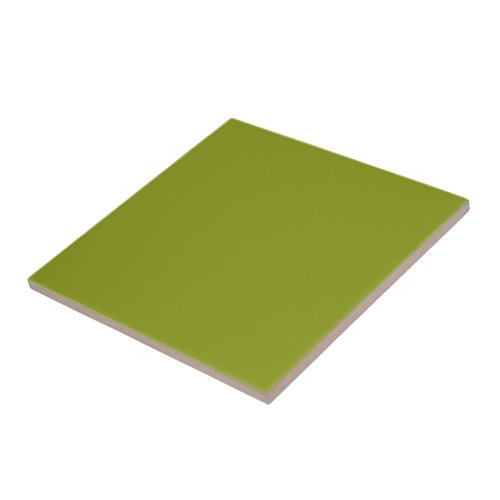 Trendy Green solid color Ceramic Tile