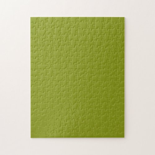 Trendy Green solid color Jigsaw Puzzle