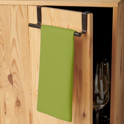 Trendy Green solid color Kitchen Towel