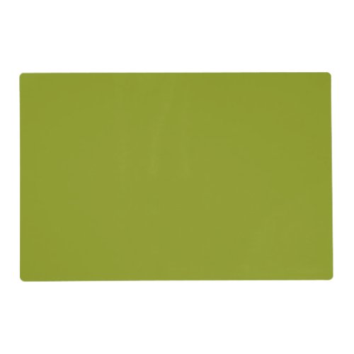 Trendy Green solid color Placemat