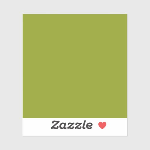 Trendy Green solid color Sticker