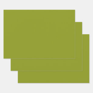 Trendy Green (solid color) Wrapping Paper Sheets