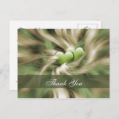 trendy green  ThankYou Cards (Front/Back)