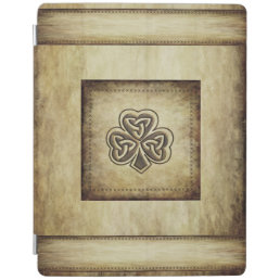 Trendy grundge Irish lucky shamrock iPad Smart Cover