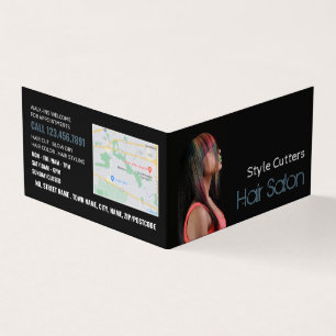 Trendy Hair Color, Hair Stylist, Salon Loyalty Business Card