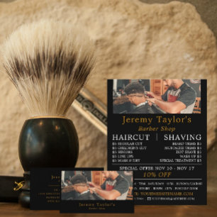 Trendy Hair Cut, Men's Barbers Advertising Flyer