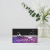 Trendy Hair Stylists business Business Card (Standing Front)