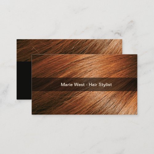 Trendy Hairstylist Modern Business Cards