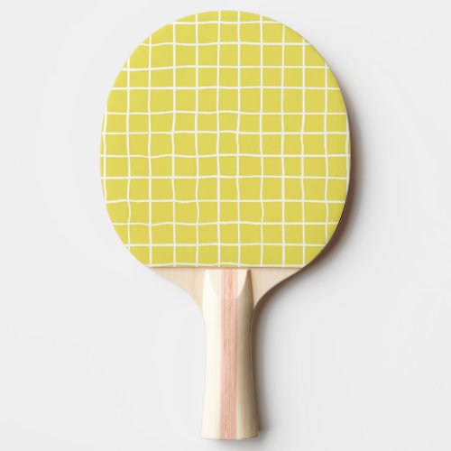 Trendy Hand Drawn Ink Shapes Ping Pong Paddle
