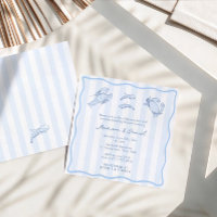 Trendy Hand-Drawn Seafood Boil Wedding Shower