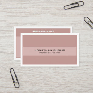 Trendy Harmonic Colors Professional Stylish Plain Business Card