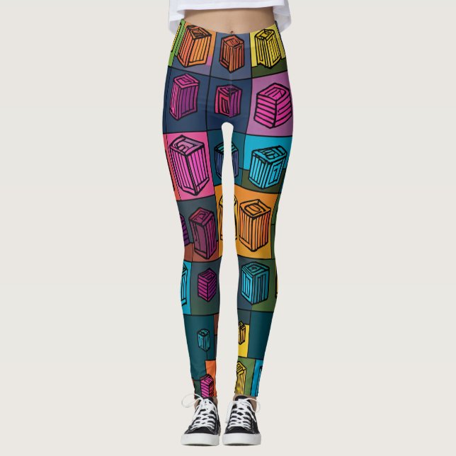 Trendy High-Waist Leggings for Women - Fashion (Front)