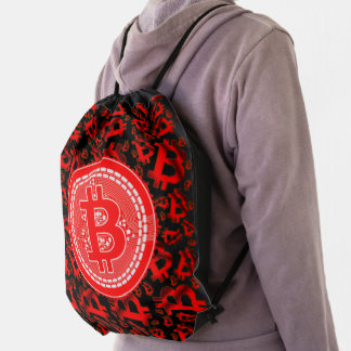 Trendy HODL Bitcoin Cryptocurrency Drawstring Bag