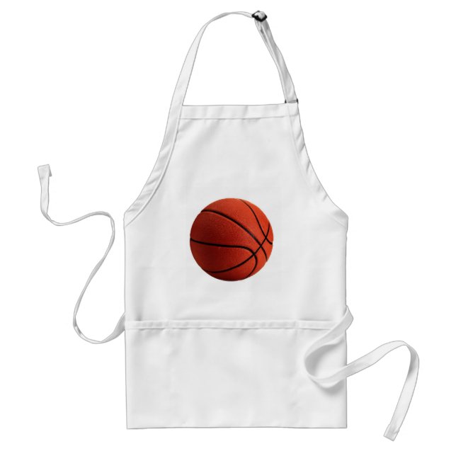 Trendy Hot Basketball Adult Apron (Front)