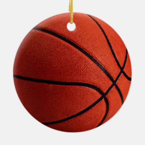 Trendy Hot Basketball Christmas Ornament