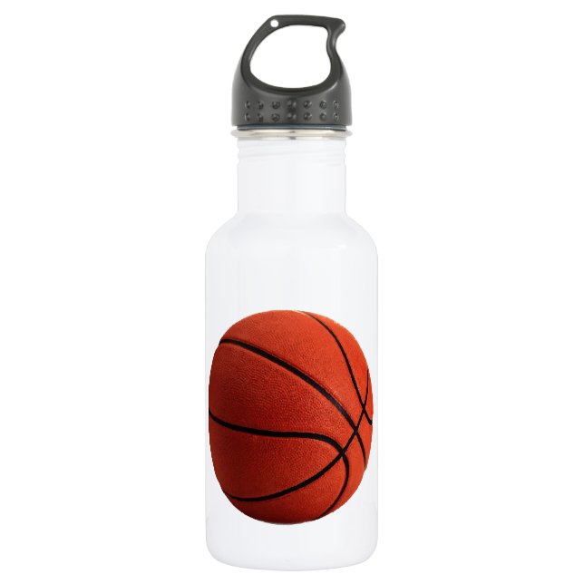 Trendy Hot Basketball Stainless Steel Water Bottle (Front)
