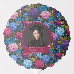 Trendy Hydrangea Lover Her Grad Balloon