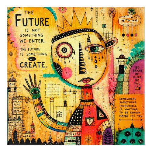 Trendy Inspirations Future Acrylic Print
