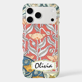 Trendy iPhone 7 Vintage Personalized Art Deco 17 Pro Max Case