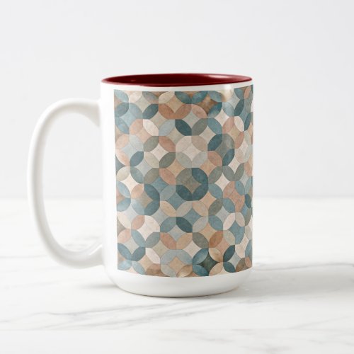 Trendy Irregular Geometric Mug Design