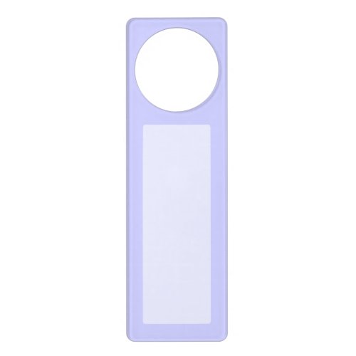 Trendy Lavender color ready to customize Door Hanger