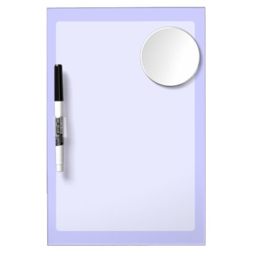 Trendy Lavender color ready to customize Dry Erase Board With Mirror