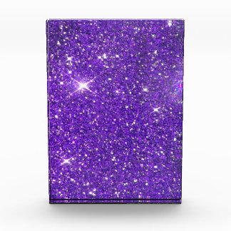 Trendy Lavender Purple Sparkling Glitter Glitz Award