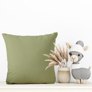 Trendy Leafy Brushwood Green - Throw Pillow