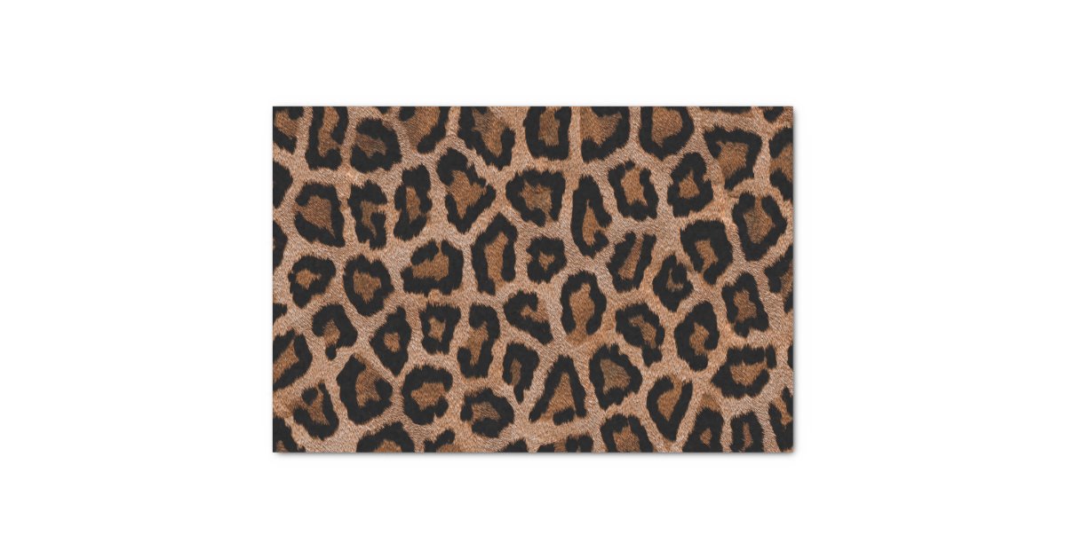Trendy Leopard Cheetah Animal Print Pattern Tissue Paper | Zazzle